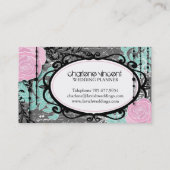 Vintage Geschäfts-Karten Visitenkarte (Rückseite)