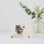 Vintage Geschäfts-Karten Visitenkarte (Stehend Vorderseite)