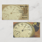 Vintage Geschäfts-Karten Visitenkarte (Vorne/Hinten)