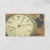 Vintage Geschäfts-Karten Visitenkarte (Rückseite)