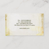 Vintage Geschäftskarte des Liebevogel-Musiknotens Visitenkarte (Rückseite)