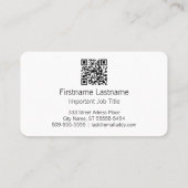 Vintage Geschäftskarte für Klavier Visitenkarte (Rückseite)