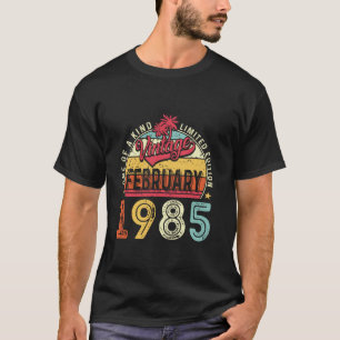 Vintage Geschenk zum 40. Geburtstag Vintage Februa T-Shirt