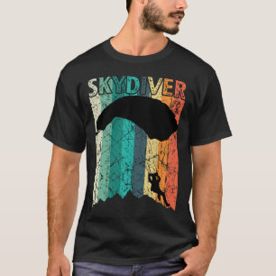 Vintage-Geschenk zum Fallschirmspringen Retro-Fall T-Shirt