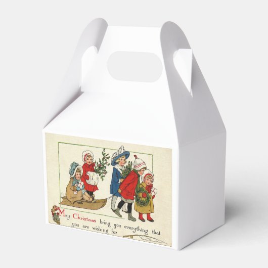 Vintage Geschenkboxen Geschenkschachtel (Rückseite)