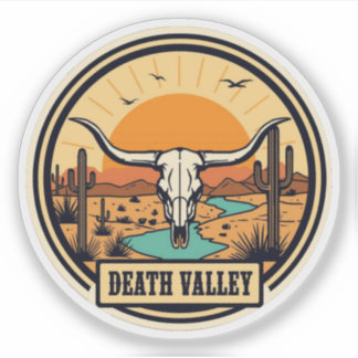 Vintage-Geschenke aus dem Death Valley NP Kaliforn Aufkleber