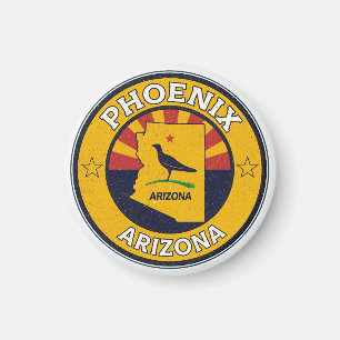 Vintage-Geschenke aus Phoenix, Arizona Magnet