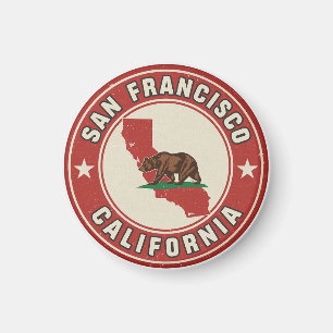 Vintage-Geschenke aus San Francisco, Kalifornien Magnet