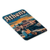 Vintage Geschenke der Hauptstadt von Athen Magnet (Rechte Seite)