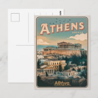 Vintage Geschenke der Hauptstadt von Athen