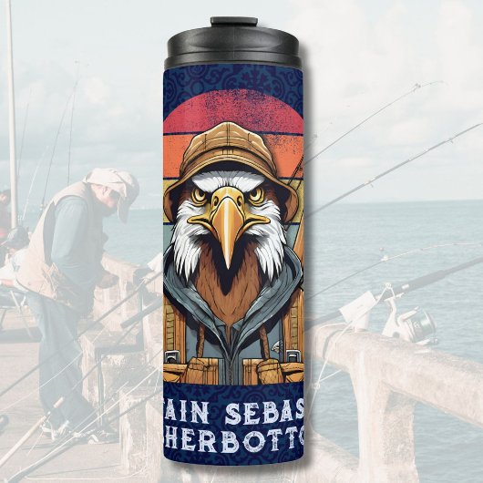 Vintage Geschenke für den Eagle-Vater Thermosbecher