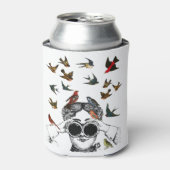 Vintage Geschenke für die Vogelbeobachtung, Dosenkühler (Kanne Vorderseite)
