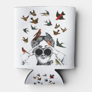 Vintage Geschenke für die Vogelbeobachtung, Dosenkühler