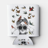 Vintage Geschenke für die Vogelbeobachtung, Dosenkühler (Rückseite)