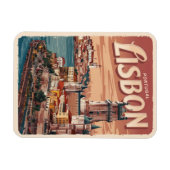 Vintage Geschenke im portugiesischen Wasserschloss Magnet (Horizontal)