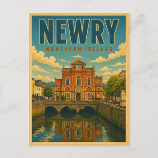 Vintage-Geschenke und Souvenirs aus Newry Nordirla Postkarte