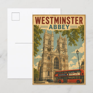Vintage-Geschenke und Souvenirs von Westminster Ab Postkarte