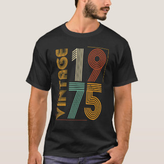 Vintage Geschenke von 1975, 48 Jahre, für Männer 4 T-Shirt