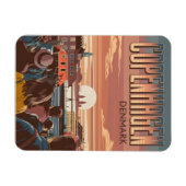 Vintage Geschenke von Kopenhagen Magnet (Horizontal)