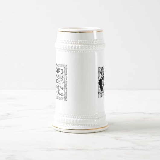 Vintage Geschenke von Oma Bierglas (Mittel)