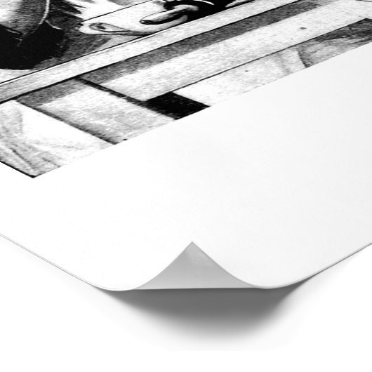 Vintage Geschenke von Oma Poster (Ecke)