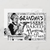 Vintage Geschenke von Oma Postkarte (Vorne/Hinten)