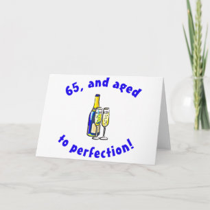 Vintage-Geschenke zum 65. Geburtstag Karte