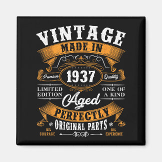 Vintage-Geschenke zum 90. Geburtstag Männer Frauen Magnet