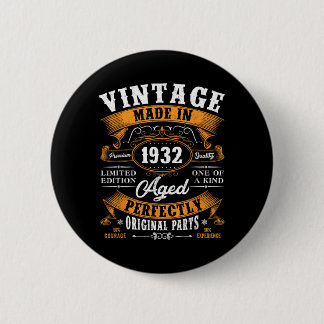Vintage-Geschenke zum 95. Geburtstag Männer Frauen Button
