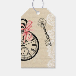 Vintage Geschenketiketten mit Spitzen - personalis Geschenkanhänger