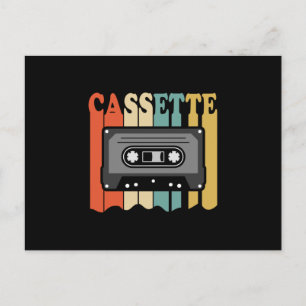 Vintage Geschenkidee 1969 Retro Cassette Geburtsta Postkarte