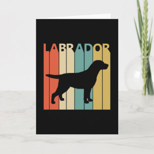 Vintage Geschenkidee für Labrador Hunde Karte