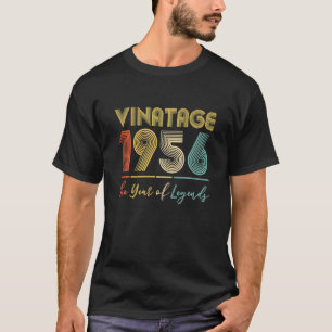 Vintage Geschenkideen 1956 65. Geburtstag T-Shirt
