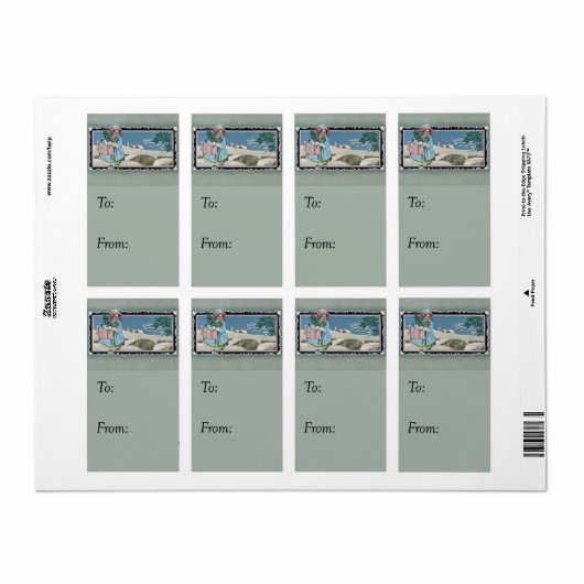 Vintage Geschenkmarke (Vorne)