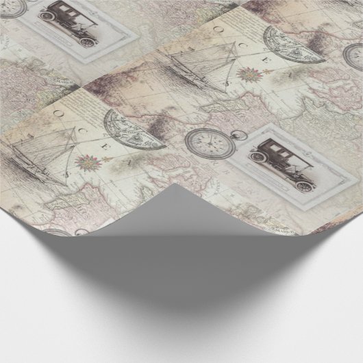 Vintage Geschenkpapier (Ecke)