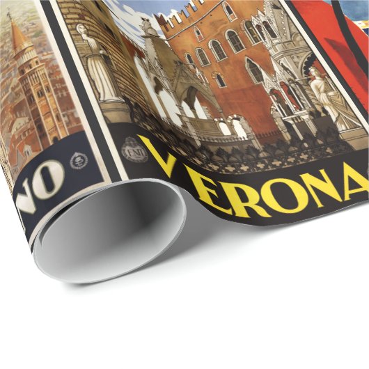 Vintage Geschenkpapier (Rolleneckpunkt)