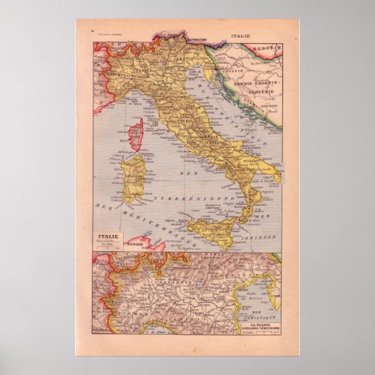 Vintage Geschichte 1920 Italien Poster (Vorne)