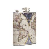 Vintage Geschichte der alten Welt Flachmann (Rechts)