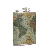 Vintage Geschichte der alten Welt Flachmann (Rechts)