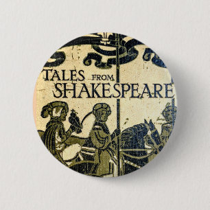 Vintage"Geschichten aus Shakespeare" Buchübersich Button