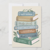 Vintage-Geschichtenbuch: Neues Kapitel beginnt Bab Einladung (Vorderseite)