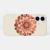 Vintage geschichtete Dahlie iPhone 16 Hülle (Rückseite (Horizontal))