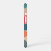 Vintage geschichtete Geometrie iPhone 16 Hülle (Linke Seite)