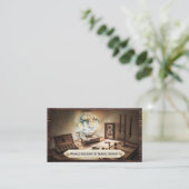 Vintage Geschichtslehrer-Visitenkarte Visitenkarte (Stehend Vorderseite)