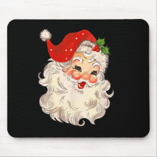 Vintage Gesicht von Weihnachtsmann Weihnachten Xm Mousepad
