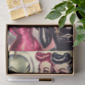 Vintage gespenstische Mädchen Seidenpapier (Geschenk)