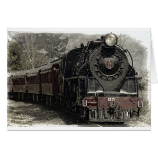 Vintage Gestaltung des Zuges