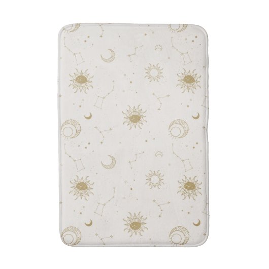 Vintage Gestaltungsmuster Badematte (Vorderseite Vertikal)