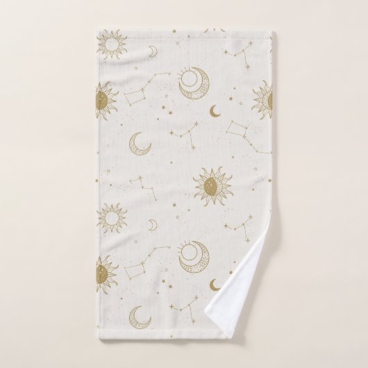 Vintage Gestaltungsmuster Badhandtuch Set (Handtuch)