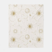 Vintage Gestaltungsmuster Fleecedecke (Vorderseite)